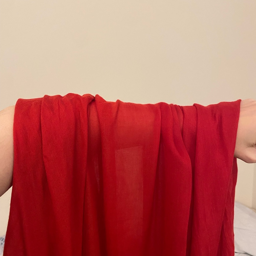 Vela scarf red